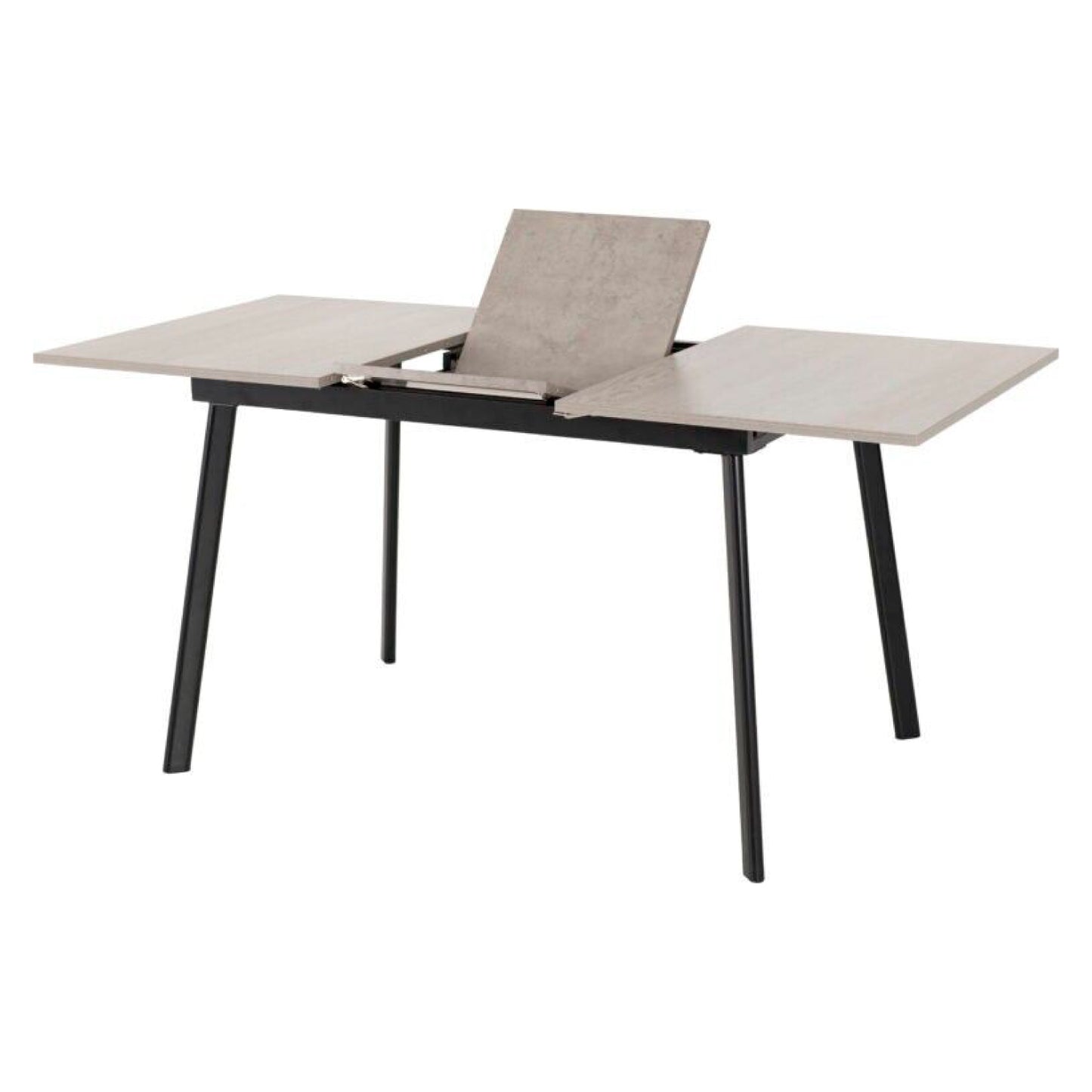 Mesa extensible 120 a 160 cm, ancho 80cm - Madera Clara