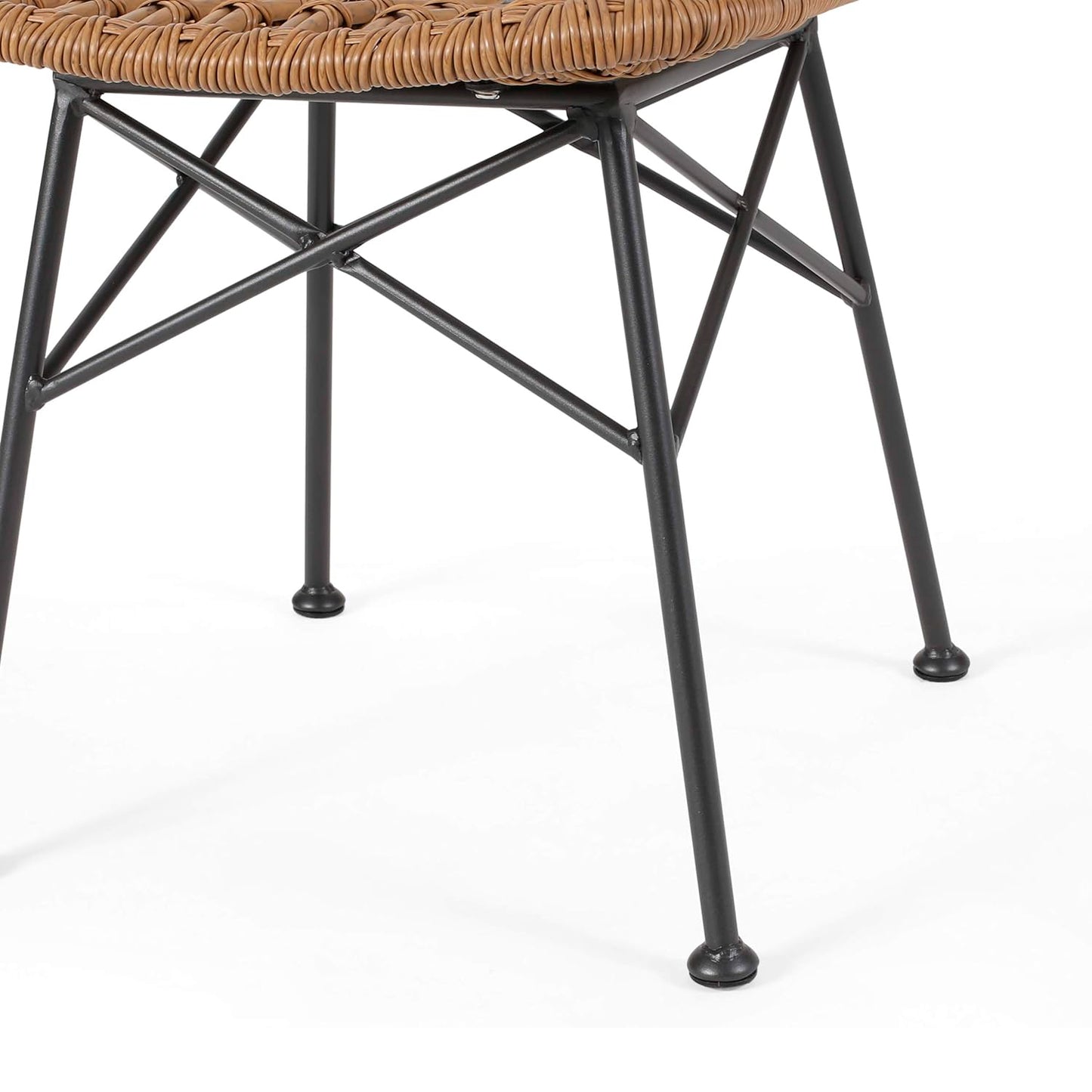 Silla de Comedor Terraza Rattan Grecia Color Madera