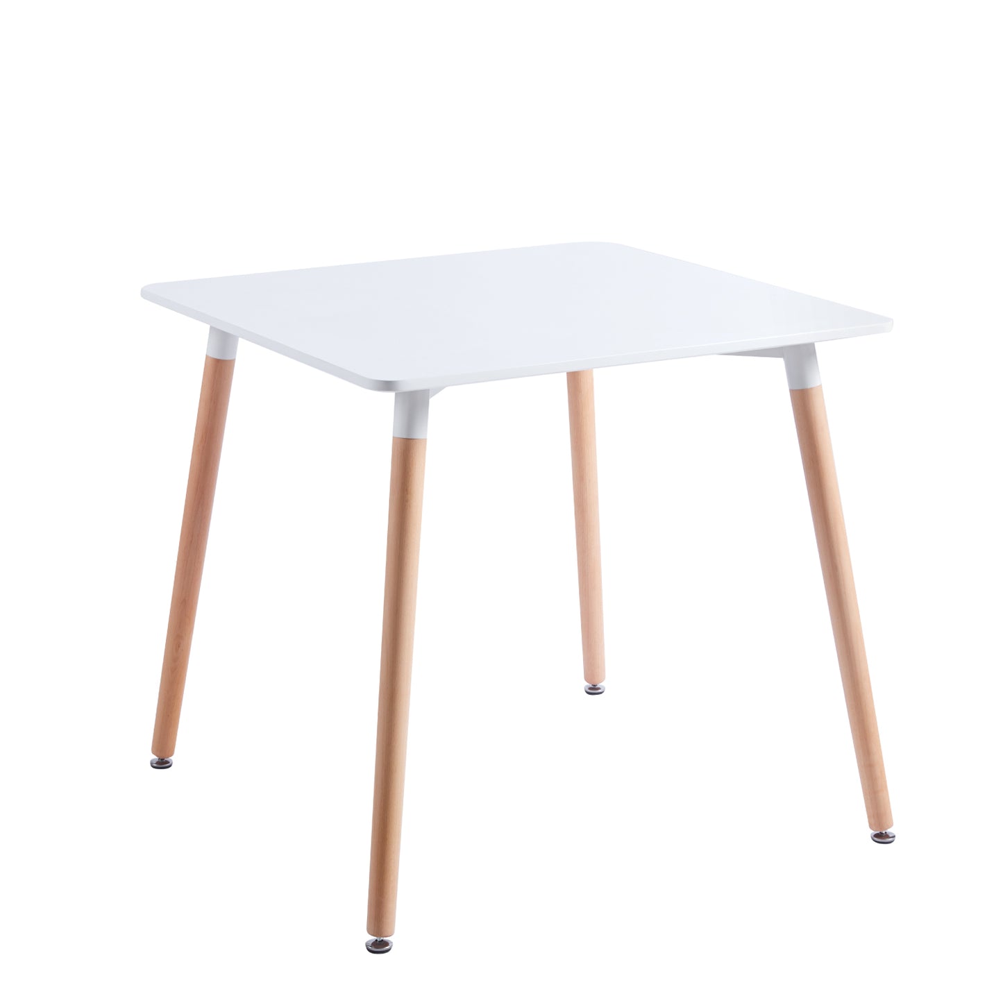Mesa Cuadrada de Comedor Eames 80x80cm - Blanca