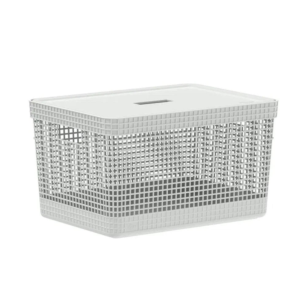 CESTA GRID CON TAPA 20 L