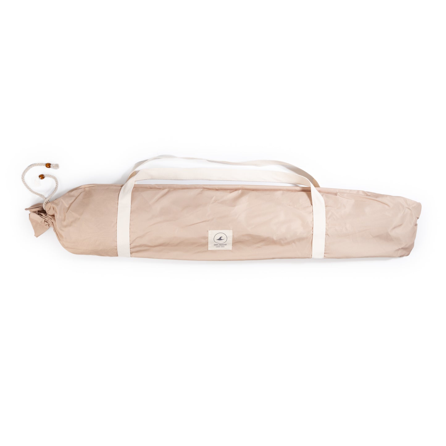 QUITASOL DE PLAYA BEIGE - MADERA