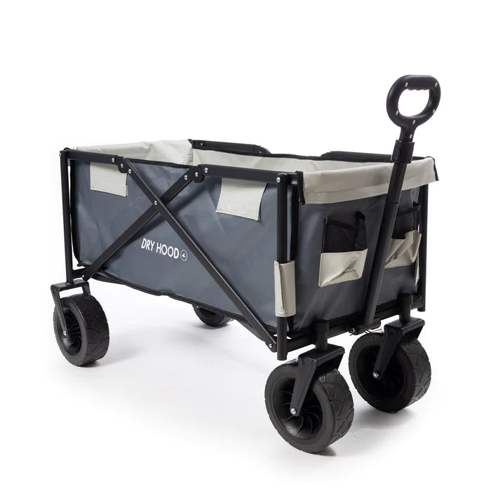 Carrito playa plegable gris