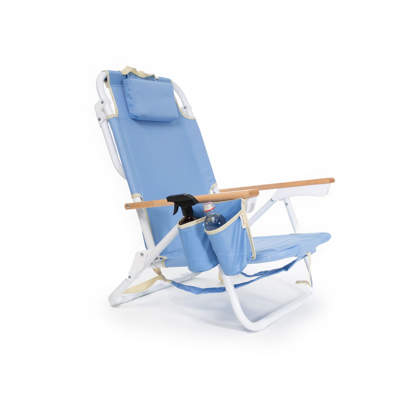 Silla plegable mochila cream