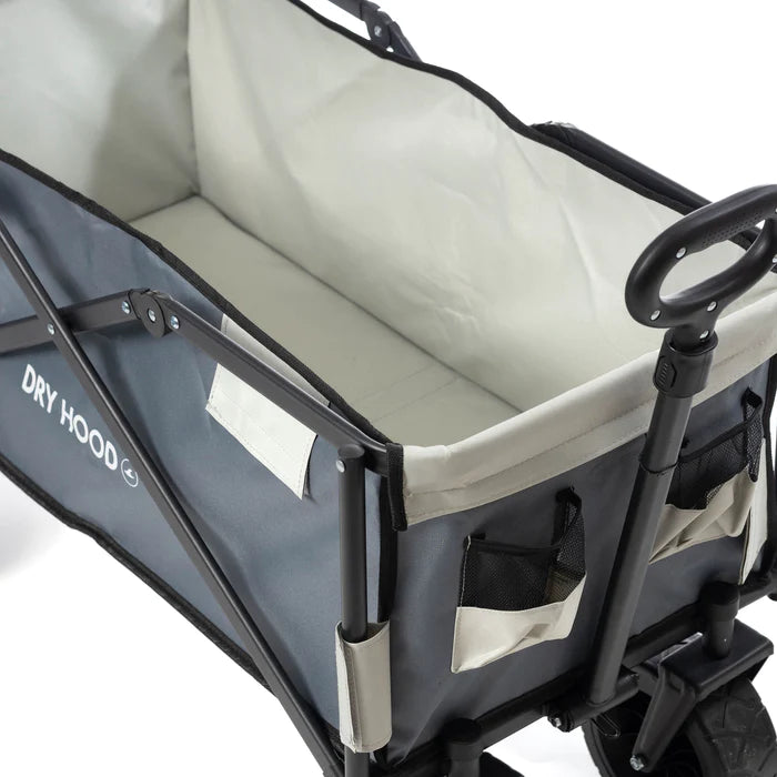 Carrito playa plegable gris