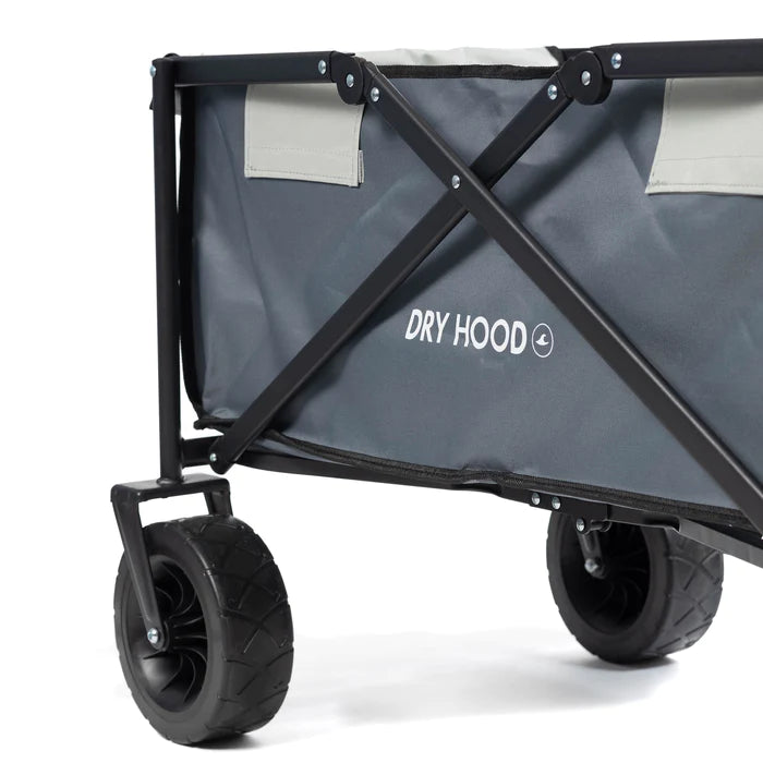 Carrito playa plegable gris