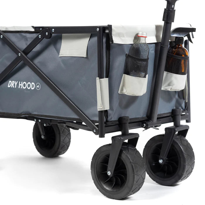 Carrito playa plegable gris
