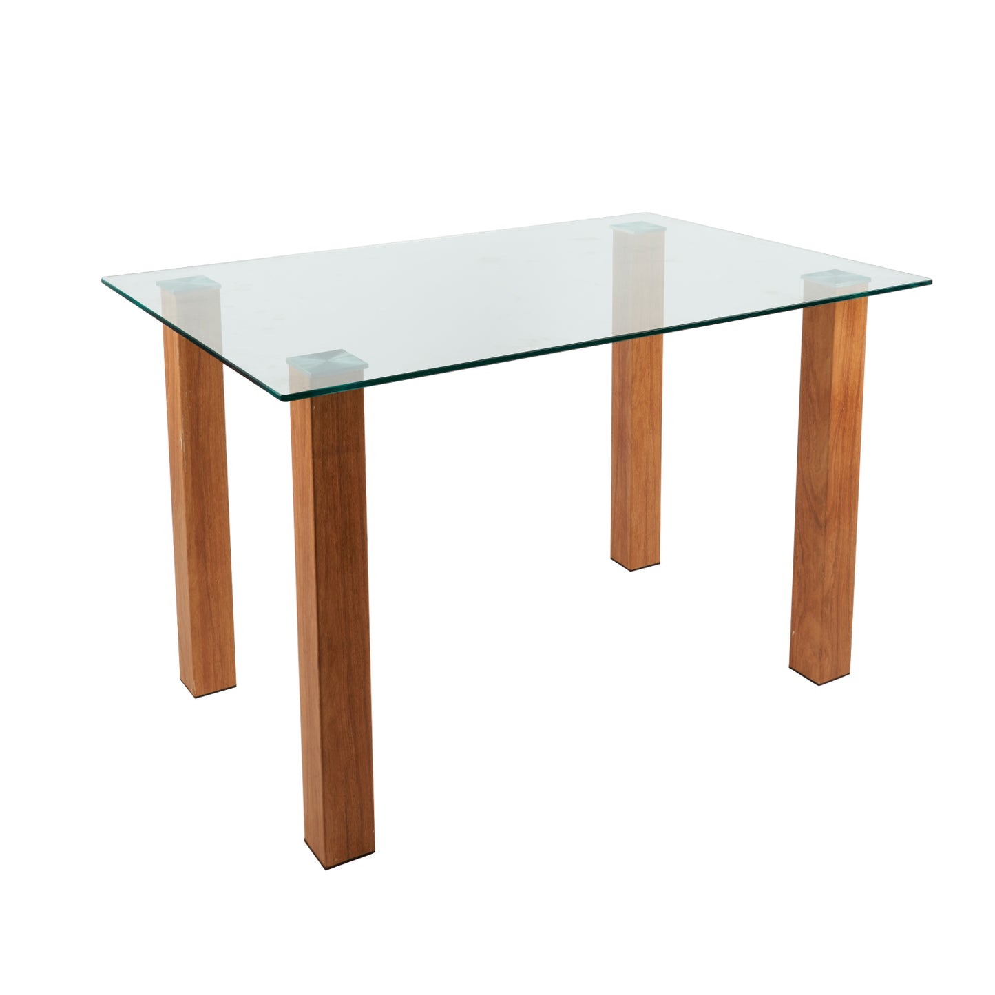 Mesa de comedor vidrio Quadra 120x80