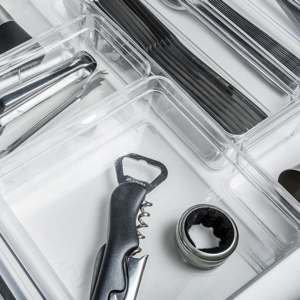 ORGANIZADOR DE CAJÓN CLEAR 15 X 15 X 5,6