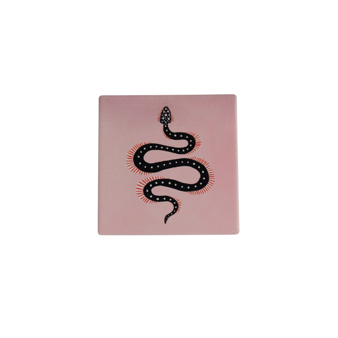 Set de 4 posavasos Serpiente