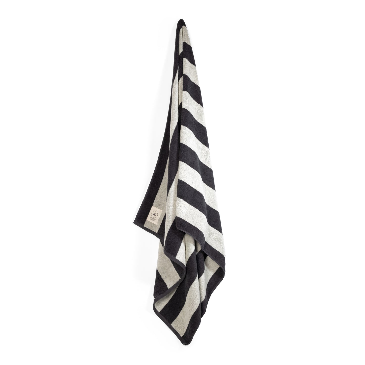 Toalla individual lineas gris