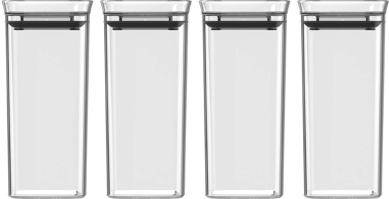 CONJUNTO ESPECIEROS HERMÉTICOS BLOCK 4 PIEZAS (0,340L) TRANSPARENTE