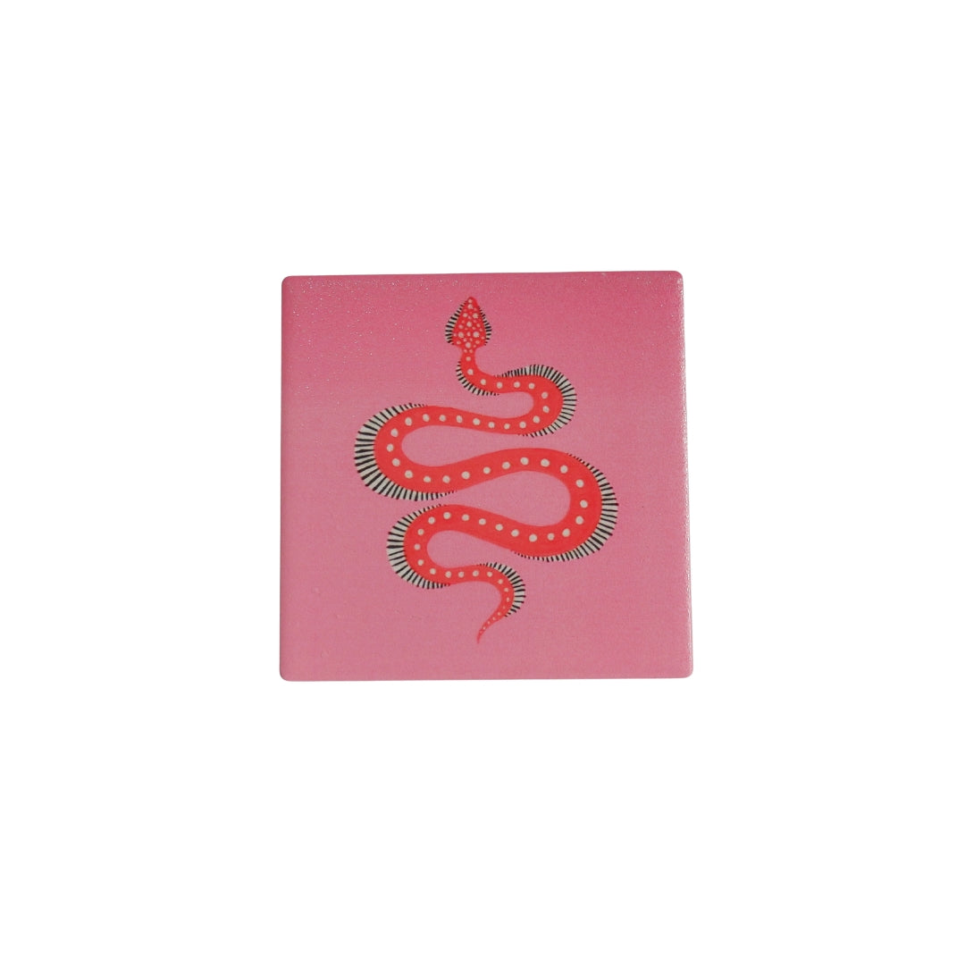 Set de 4 posavasos Serpiente