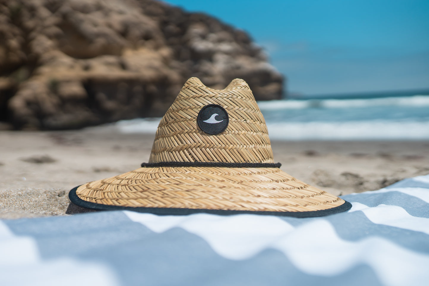 SOMBRERO DE PAJA BLACK STONE
