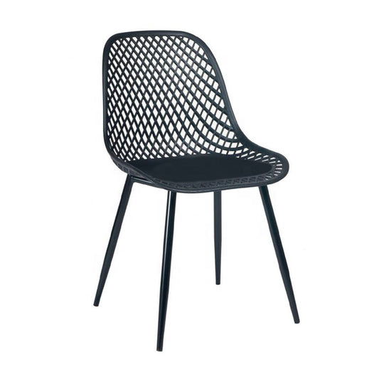 Silla Europa Acolchada - Negra