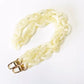 Cadena Strap blanco Nacarado